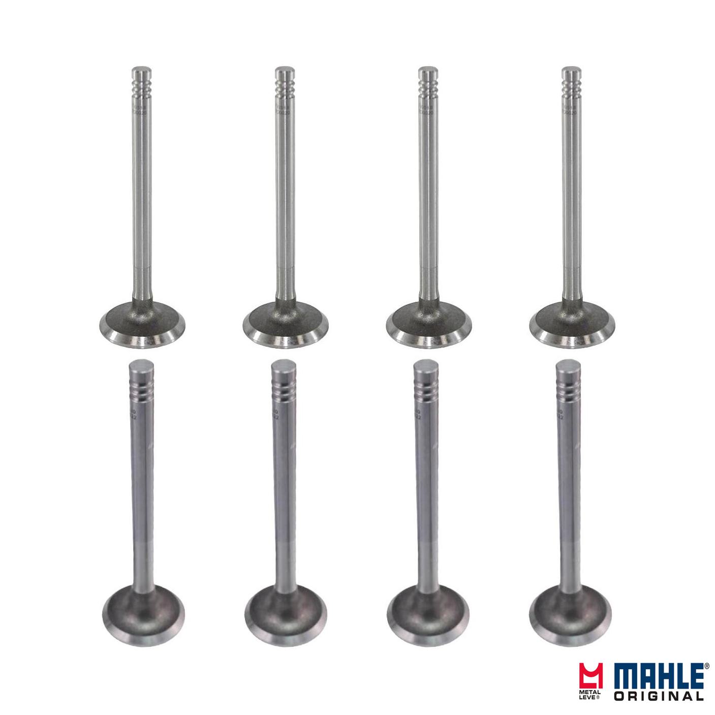 Kit com 4 Válvulas de Admissão e 4 Válvulas de Escape - Mahle Metal Leve - VA0700020 STD / VE0700022 STD