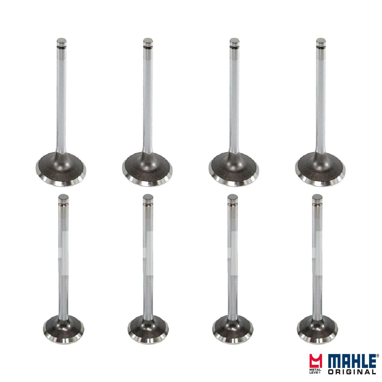 Kit com 4 Válvulas de Admissão e 4 Válvulas de Escape - Mahle Metal Leve - VA0441091 STD / VE0440588 STD