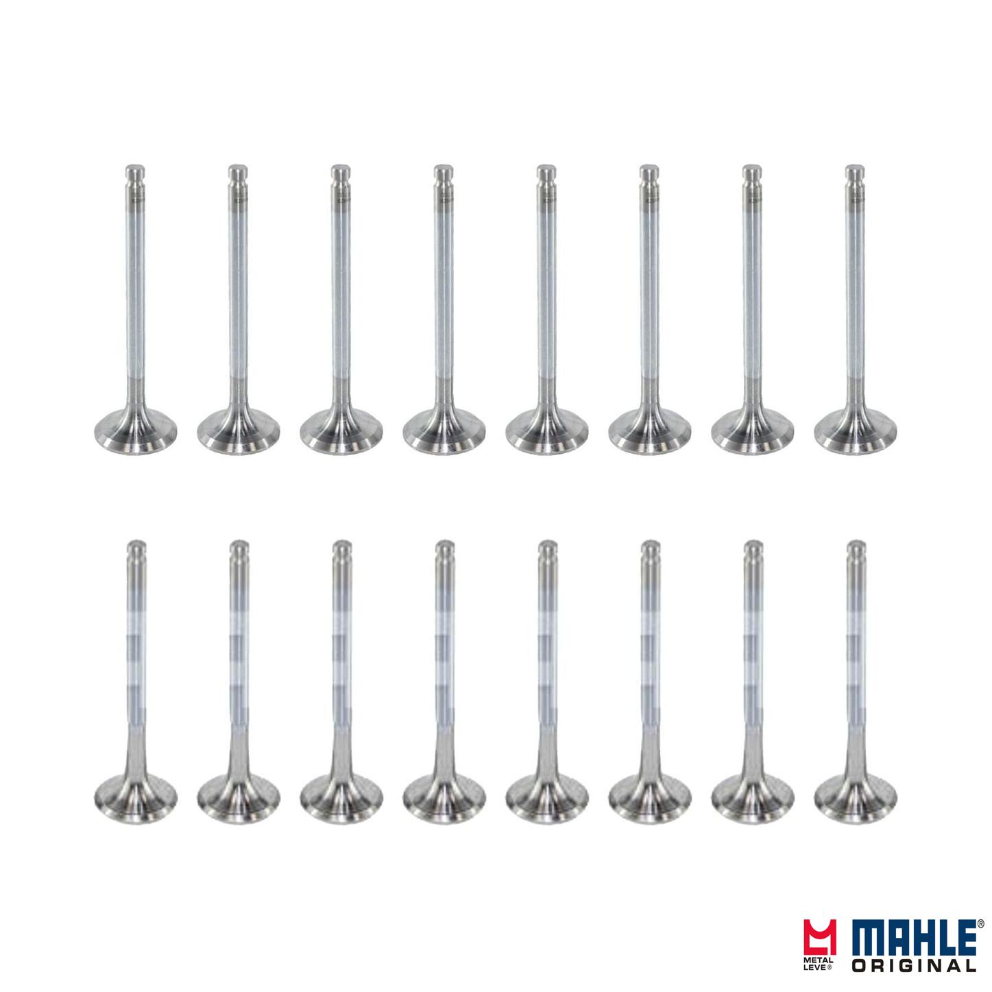 Kit com 8 Válvulas de Admissão e 8 Válvulas de Escape - Mahle Metal Leve - VA0250165 STD / VE0250164 STD
