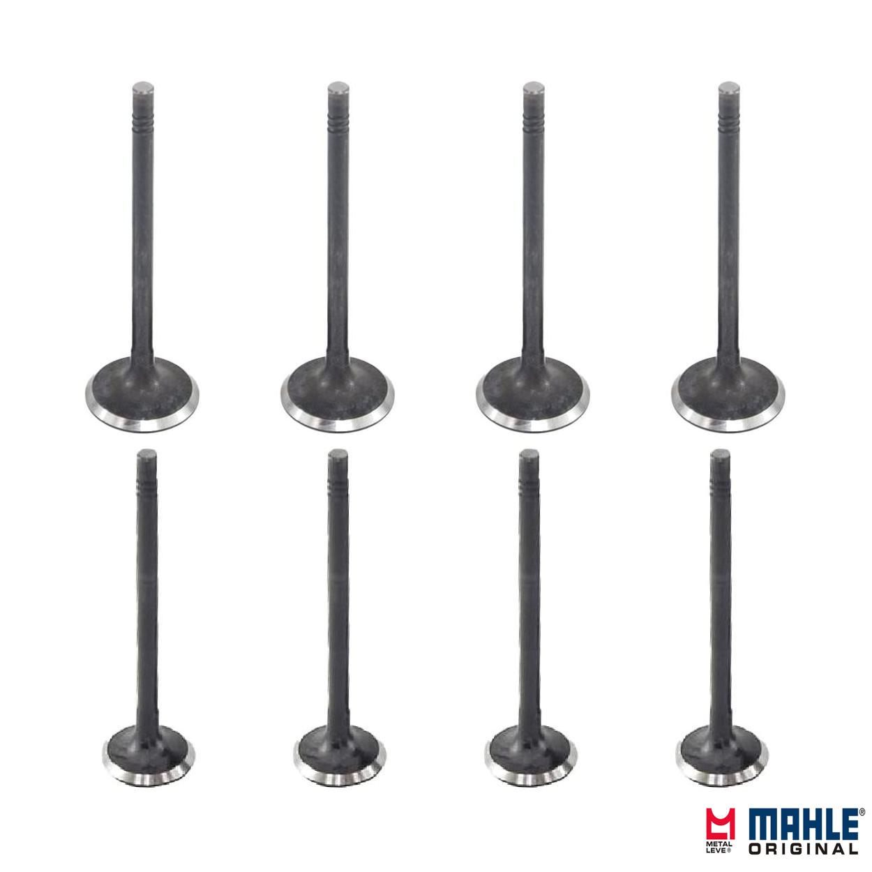 Kit com 4 Válvulas de Admissão e 4 Válvulas de Escape - Mahle Metal Leve - VA0701421 STD / VE0701422 STD