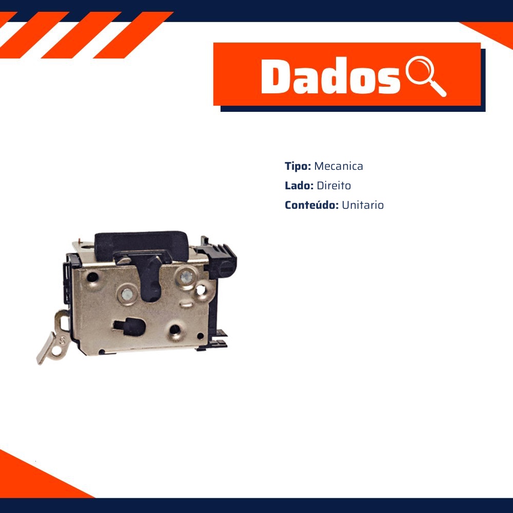 Fechadura DA Porta Traseira - Universal - 70042