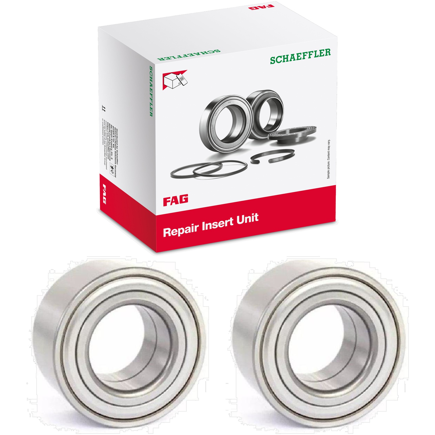 Par Rolamento de Roda Dianteiro - FAG - 713 1393 10