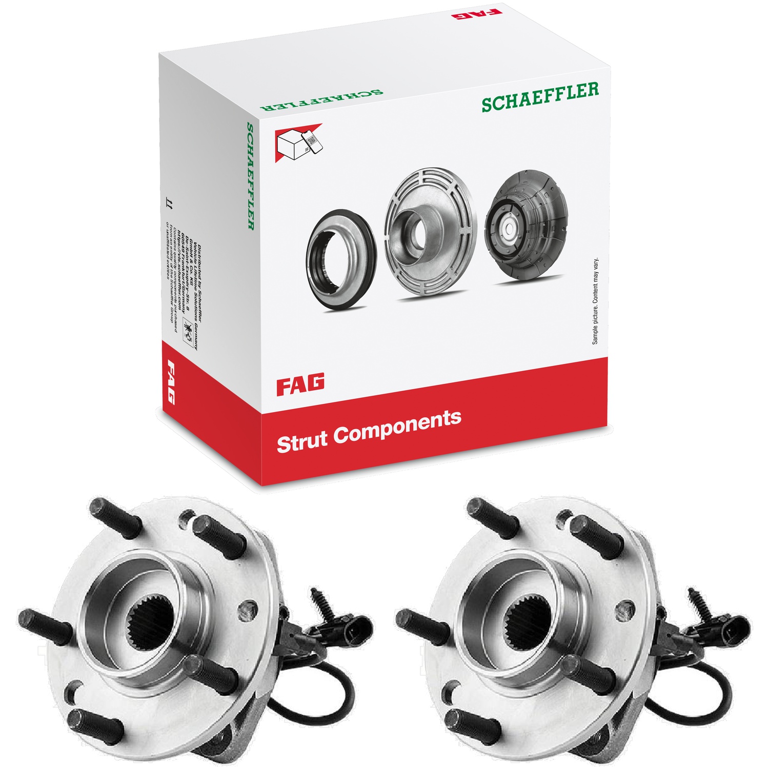 Par Cubo de Roda Dianteiro com Rolamento - FAG - 102029