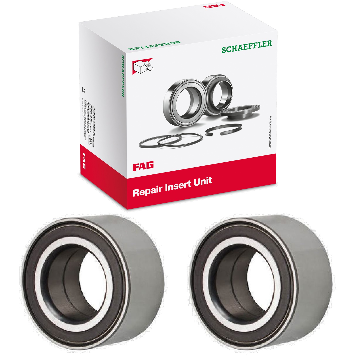 Par Rolamento de Roda Dianteiro ou Traseiro - FAG - 801663AA