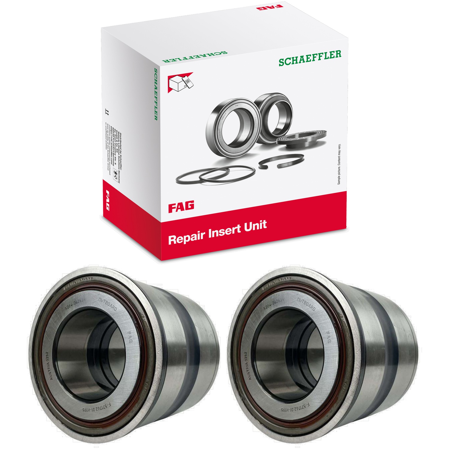 Par Rolamento de Roda Dianteiro - FAG - 571762.01.H195
