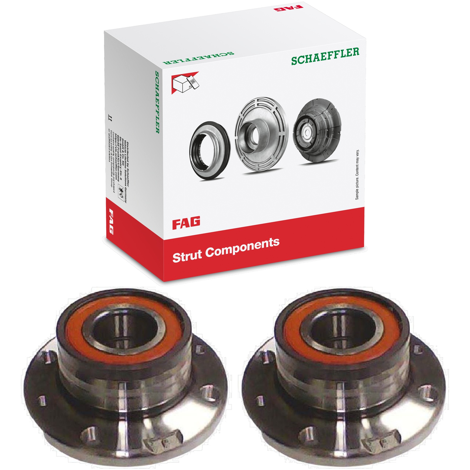 Par Cubo de Roda Traseiro com Rolamento - FAG - 803191A