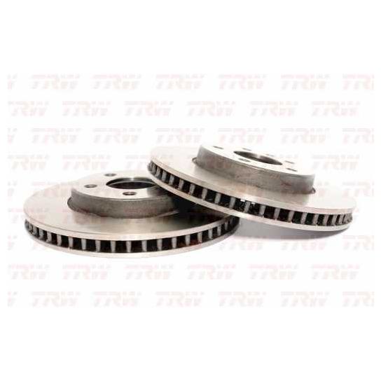 Par Disco de Freio Ventilado Dianteiro - TRW - RCDI07880