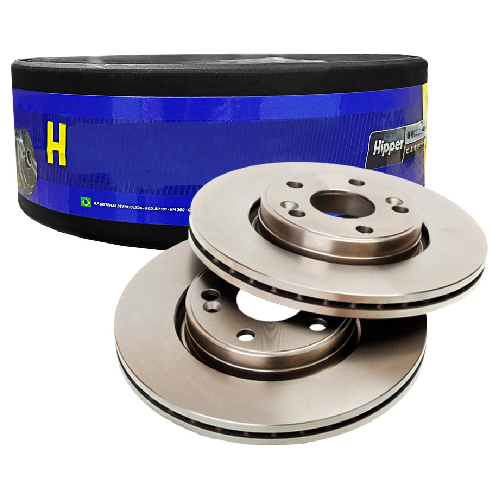 Par Disco Freio Dianteiro - Hipper Freios - HF 933B