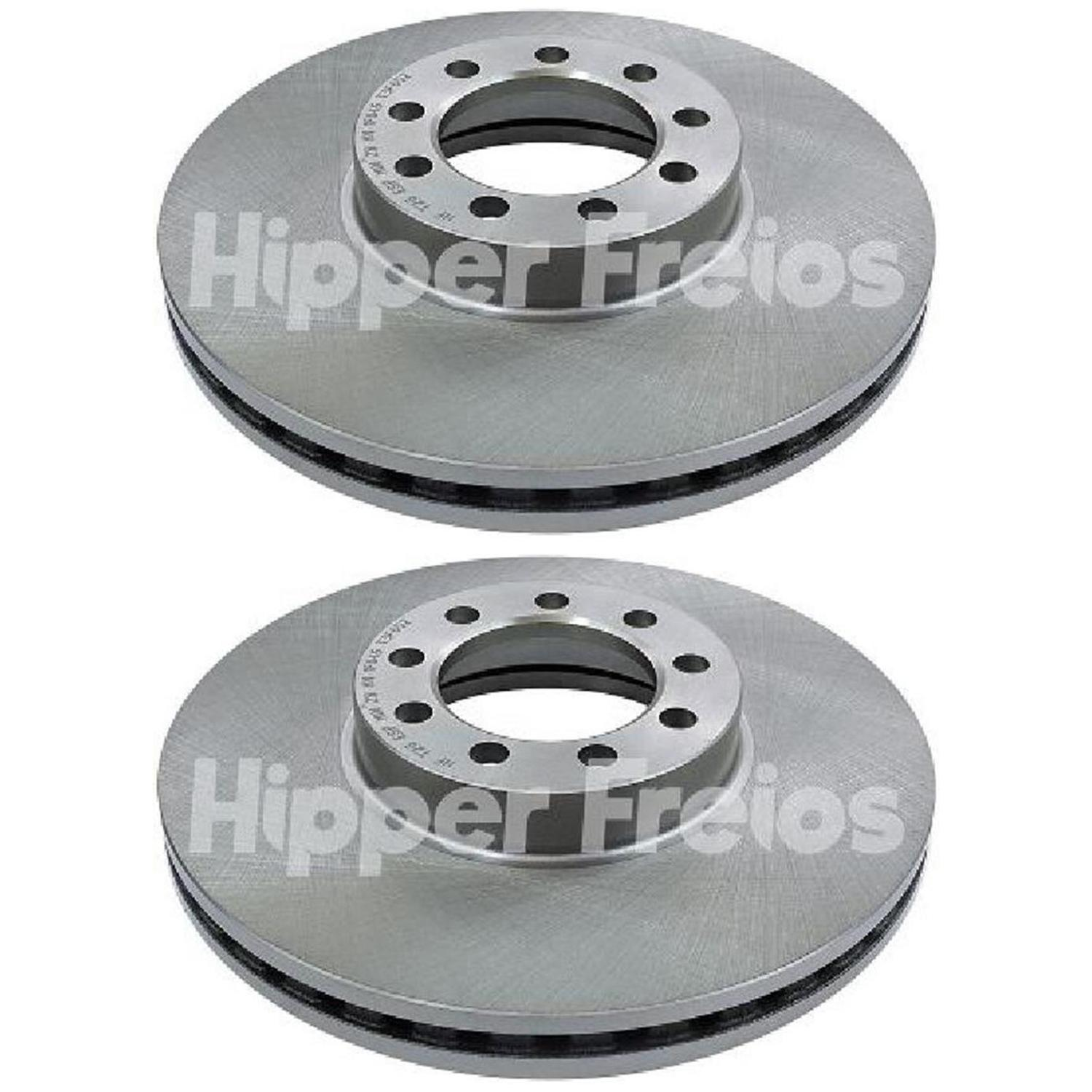 Par Disco Freio Dianteiro - Hipper Freios - HF 72G