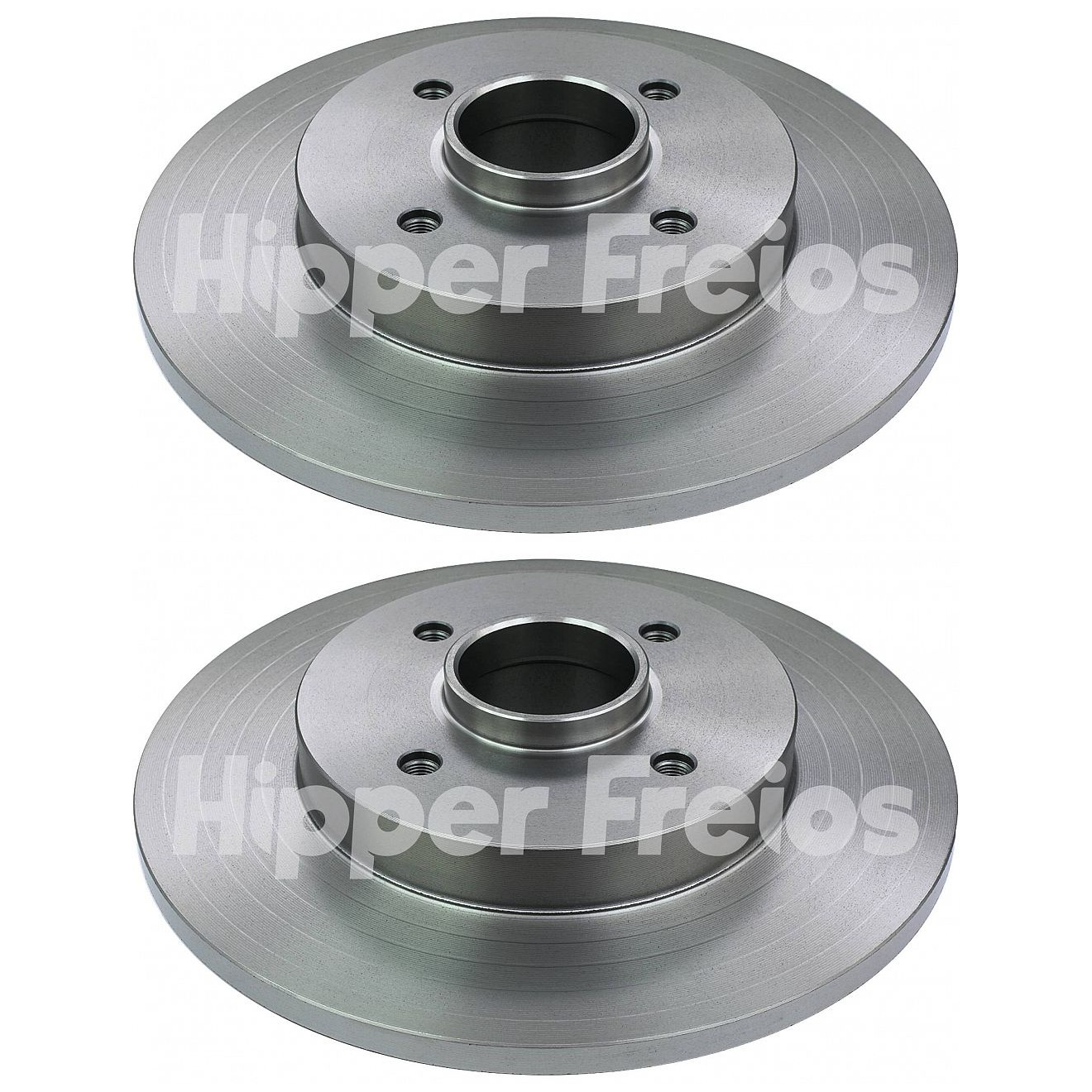 Par Disco Freio Traseiro - Hipper Freios - HF751D-KT