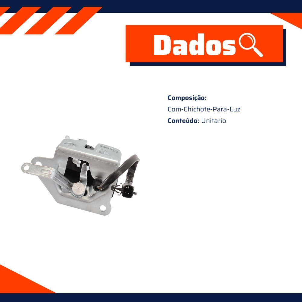 Fechadura Interna do Porta-Malas para Fiat Siena - Universal Automotive - 70462