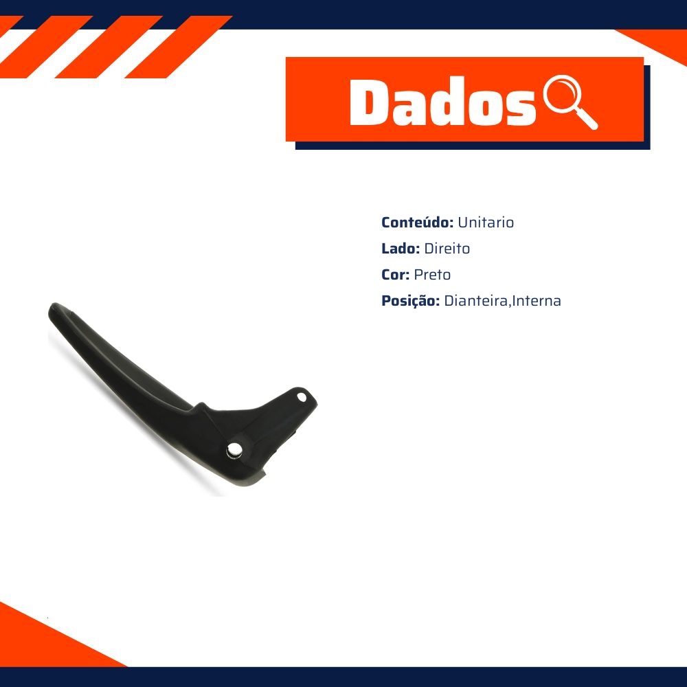 Maçaneta da Porta para Chevrolet Onix e Prisma - Universal Automotive - 41750