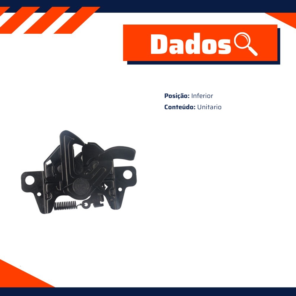 Fechadura do Capô para KIA Bongo - Universal Automotive - 15464