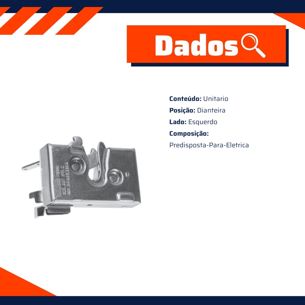 Fechadura DA Porta - Universal - 20663