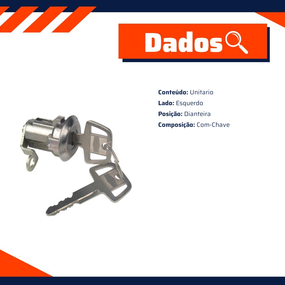Cilindro da Porta para Mitsubishi L200 - Universal Automotive - 18079