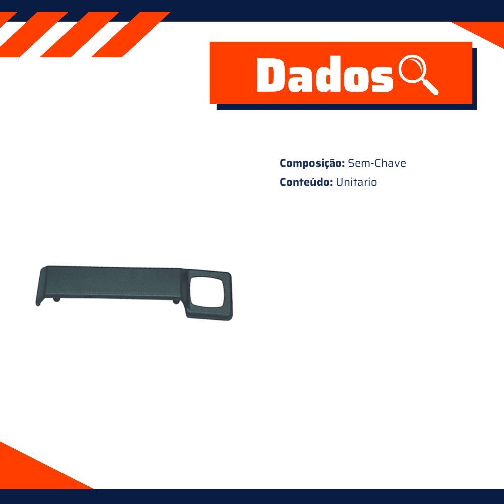 Maçaneta Externa do Porta-Malas para Fiat Uno - Universal Automotive - 60776