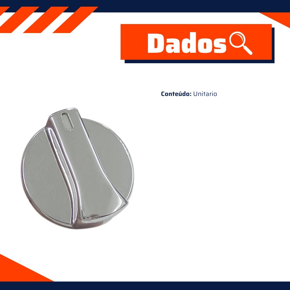 Botão do Controle de Ventilação para Volkswagen Gol - Universal Automotive - 21538