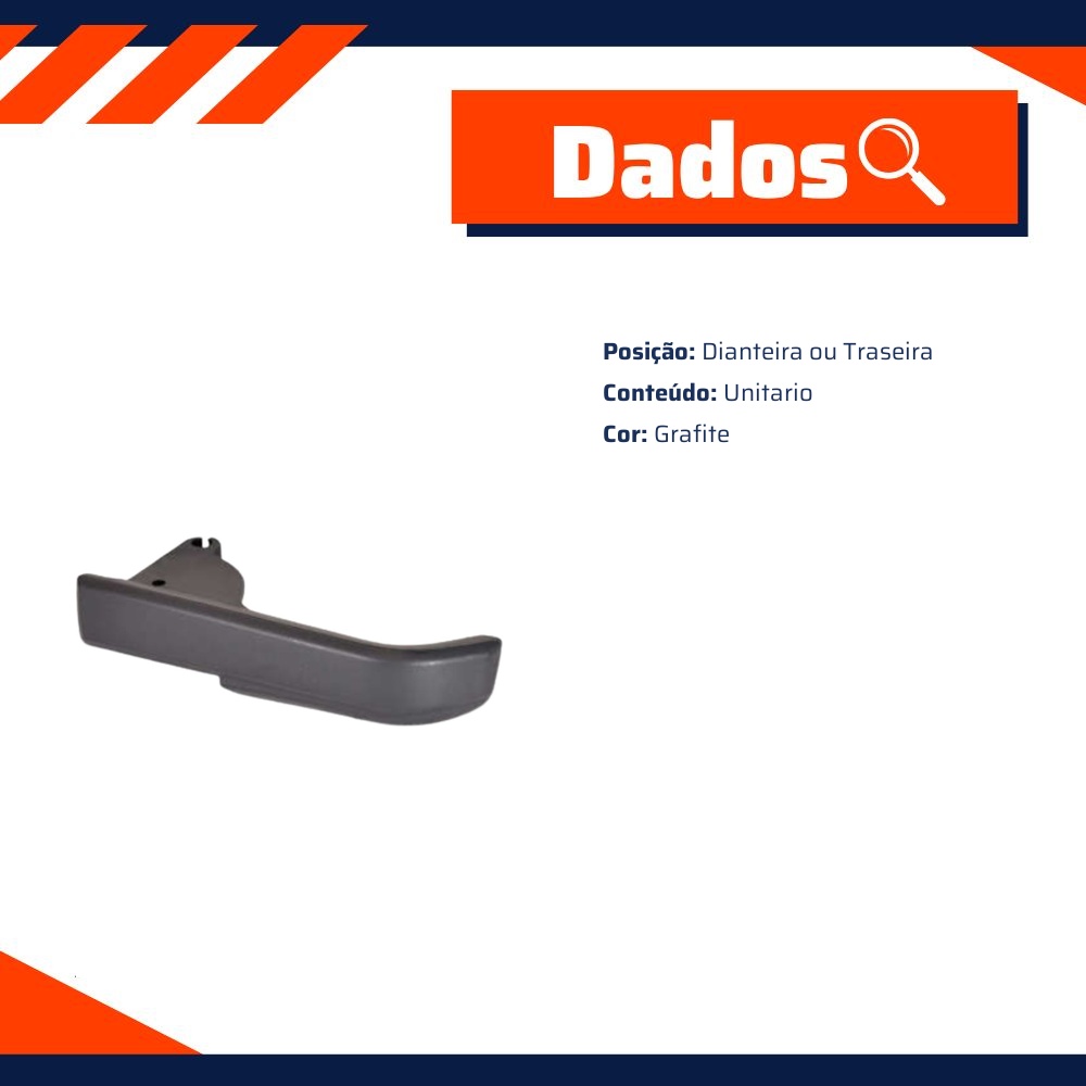 Maçaneta da Porta para Chevrolet Agile - Universal Automotive - 41743
