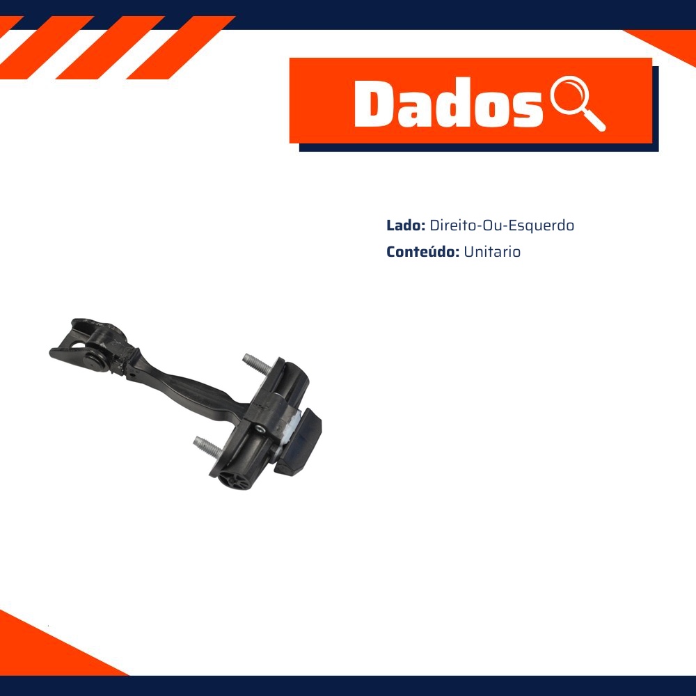 Limitador da Porta Traseira para Fiat Palio - Universal Automotive - 70654