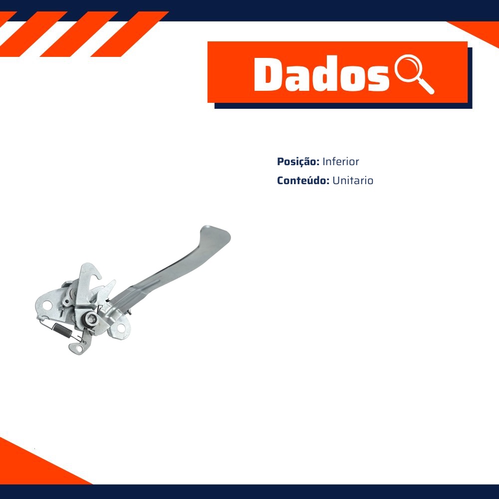 Fechadura do Capô para Citroen C4 e C4 Pallas - Universal Automotive - 16285