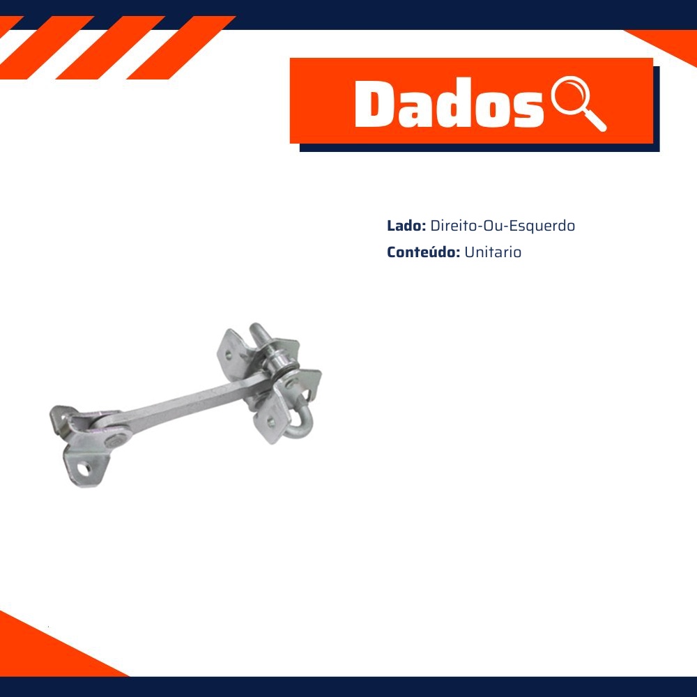 Limitador da Porta Traseira para Fiat Siena - Universal Automotive - 70307