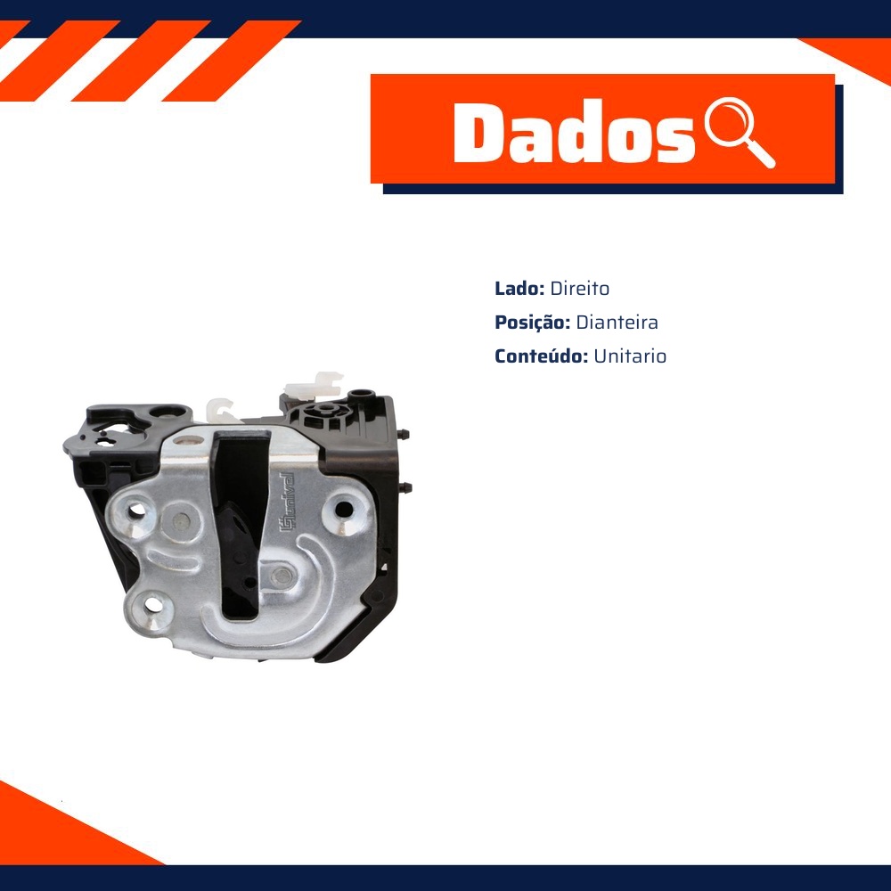 Fechadura DA Porta Dianteira - Universal - 15578