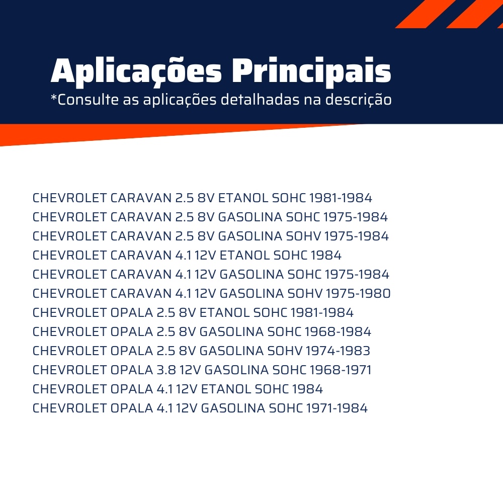 Cilindro da Porta Dianteira para Chevrolet Caravan e Opala - Universal Automotive - 40242