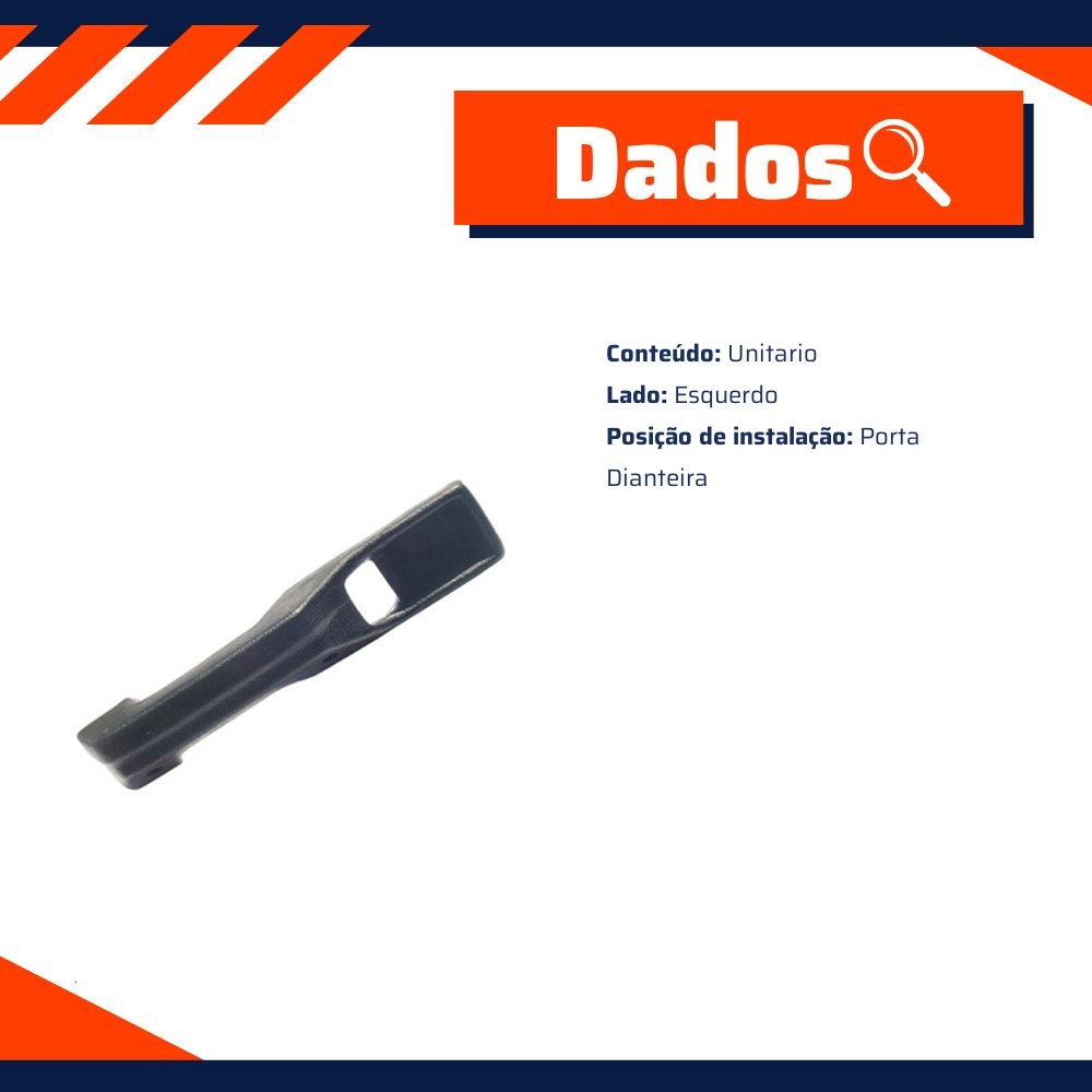 Apoia Braço da Porta Dianteira para Volkswagen Passat - Universal Automotive - 21147