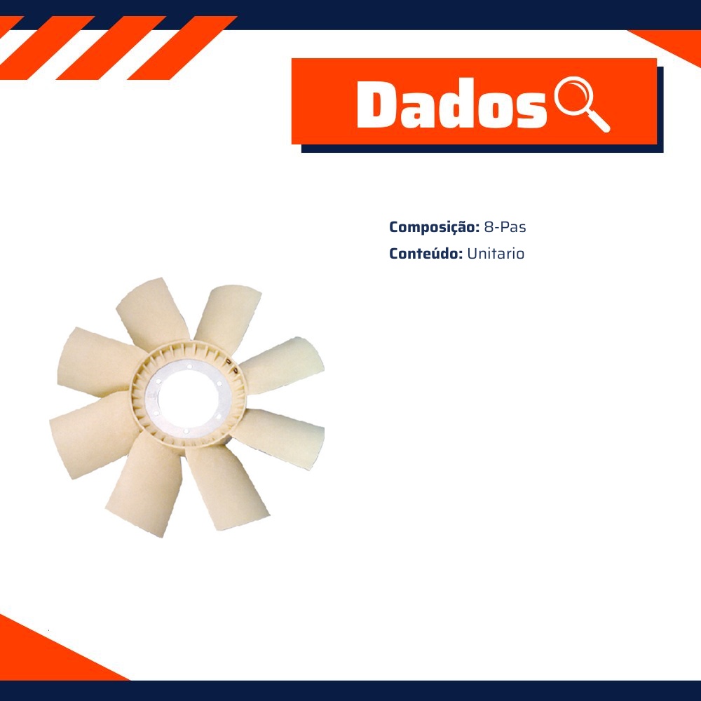 Hélice de Refrigeração do Radiador - Universal - 81050