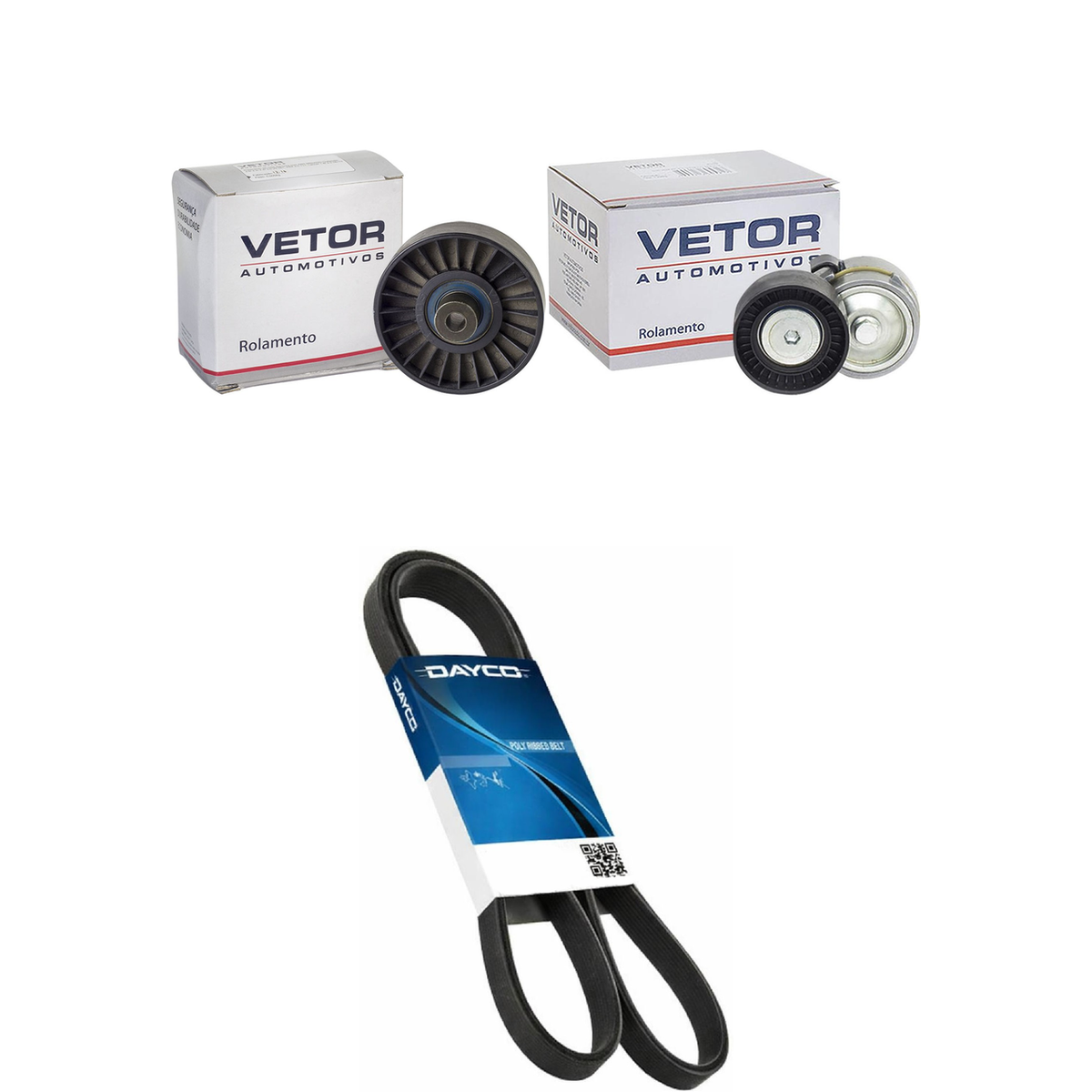 Kit Correia de Acessórios - Dayco - Vt7005 Vt8179 6PK1855