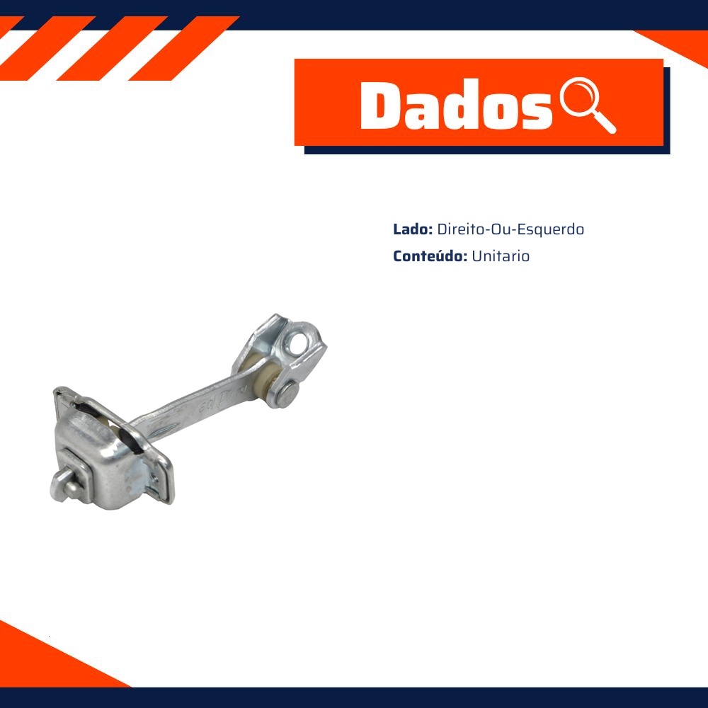 Limitador da Porta Traseira para Chevrolet Corsa - Universal Automotive - 41676