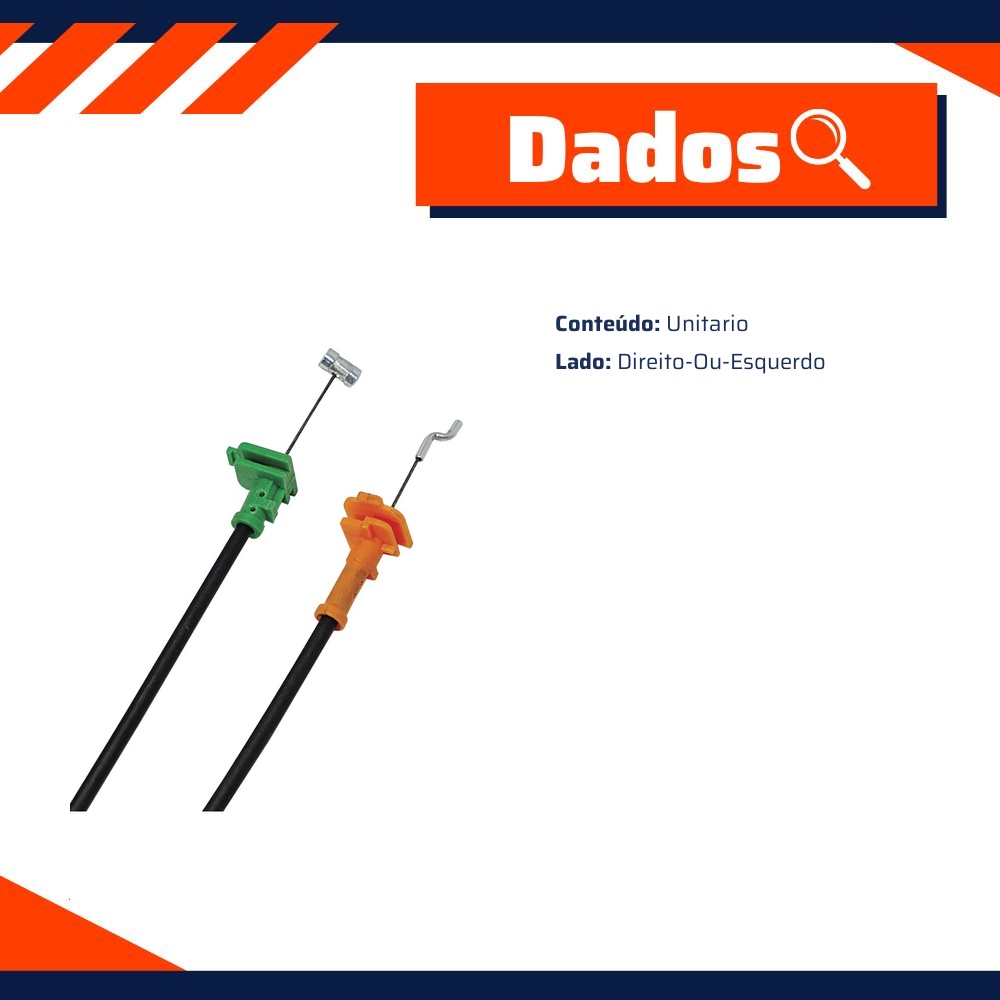 Cabo de Abertura da Porta para Chevrolet Astra Hatch e Astra Sedan - Universal Automotive - 42136