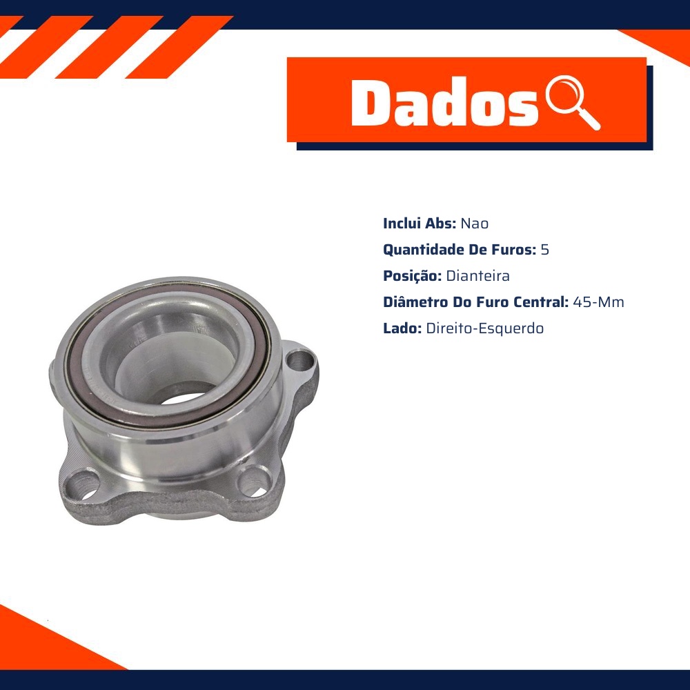 Mancal com Rolamento Dianteiro para Ford Transit - IMA - AL-61