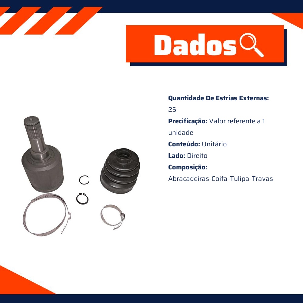 Garfo da Tulipa Direito para Honda Civic - IMA - AL-1211