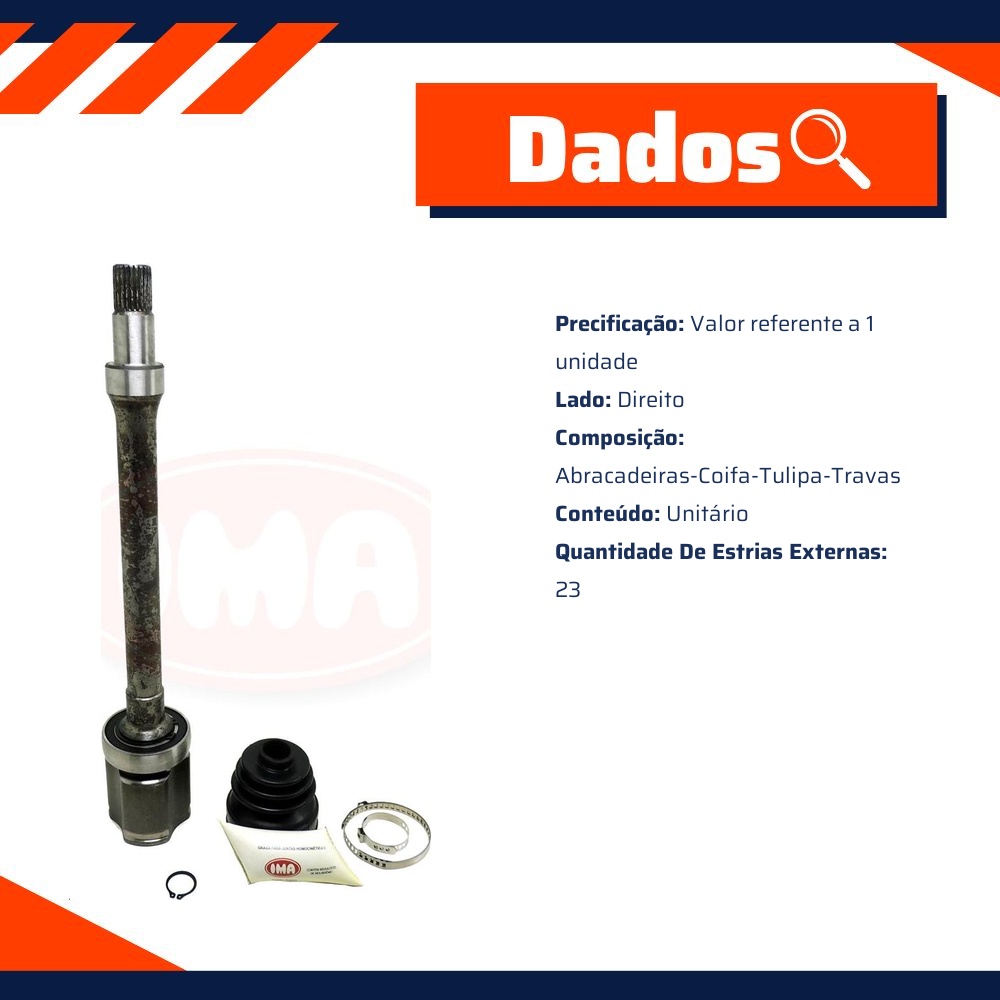 Garfo da Tulipa Direito - IMA - AL-1322