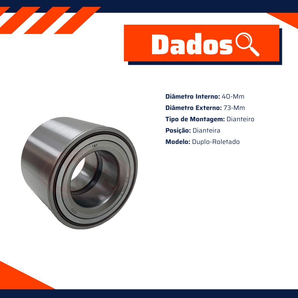 Rolamento de Roda para Iveco Daily 49.10 e Daily 49.12 - IMA - ALR-1024 R