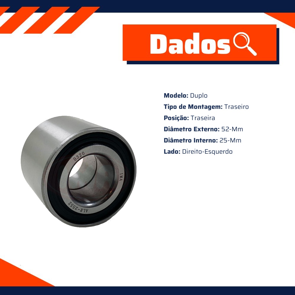 Rolamento de Roda Traseira - IMA - ALR-2552