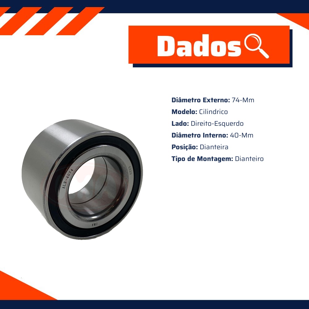 Rolamento de Roda Dianteira - IMA - ALR-4074