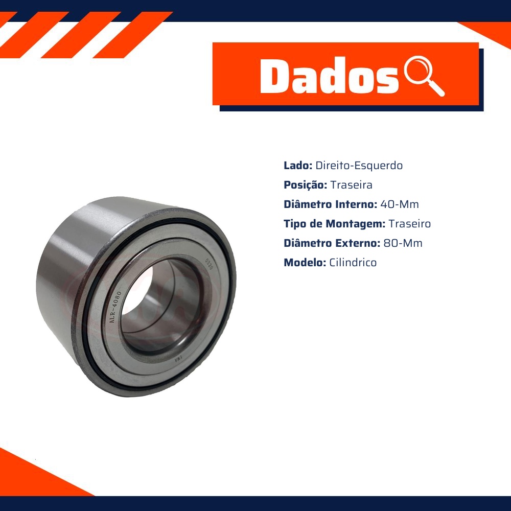 Rolamento de Roda Traseira - IMA - ALR-4080