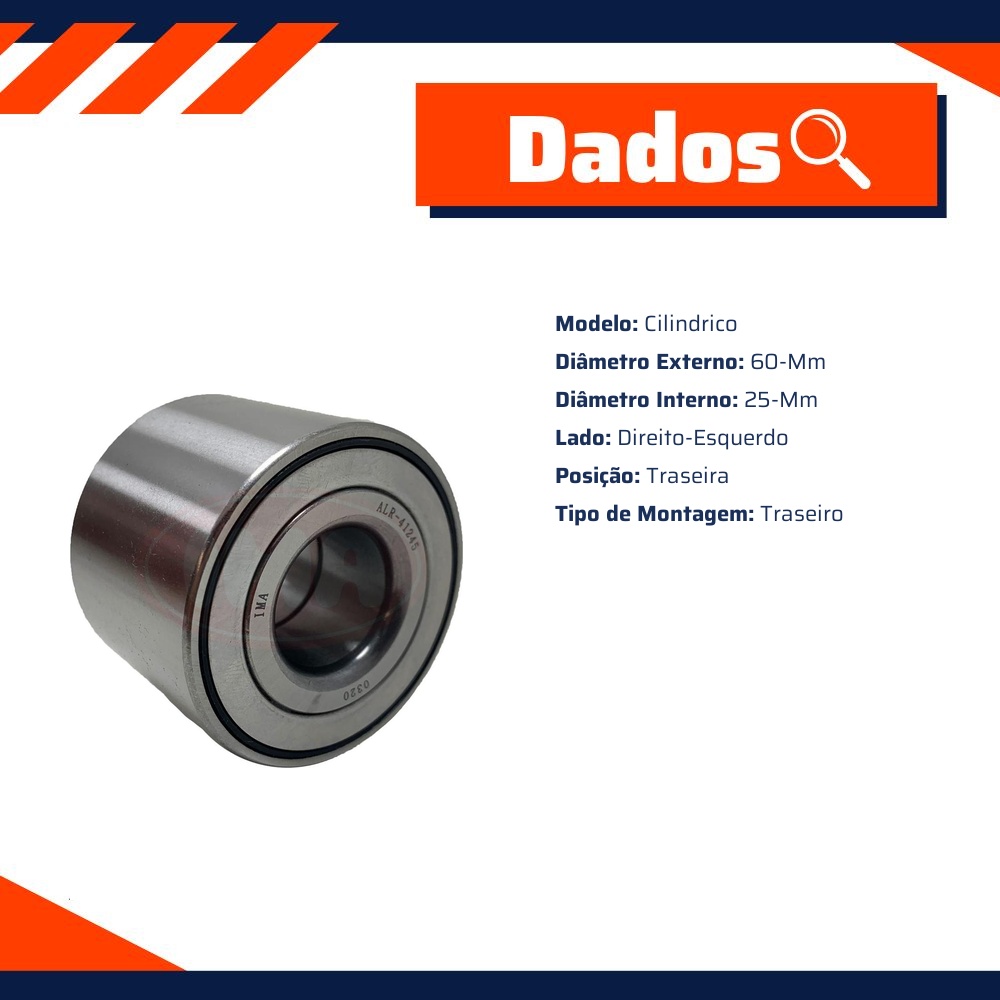 Rolamento de Roda Traseira - IMA - ALR-41245