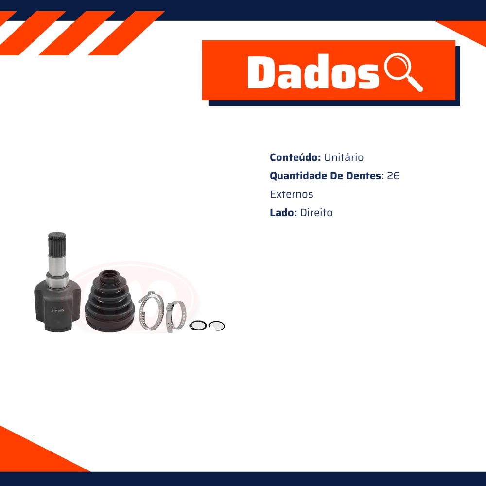 Garfo da Tulipa Direito para Ford Mondeo - IMA - AL-1291