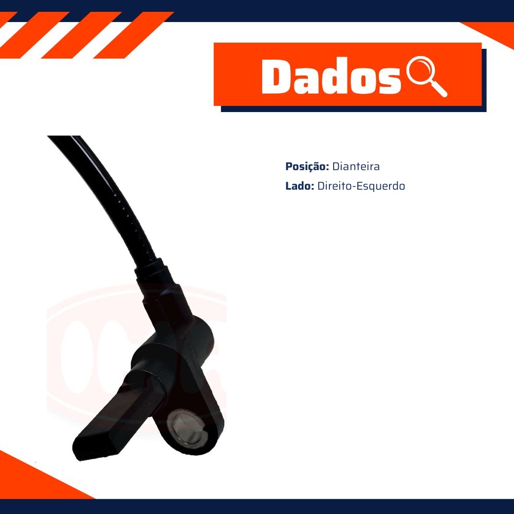 Sensor de Freio ABS Dianteiro - IMA - AL-2314