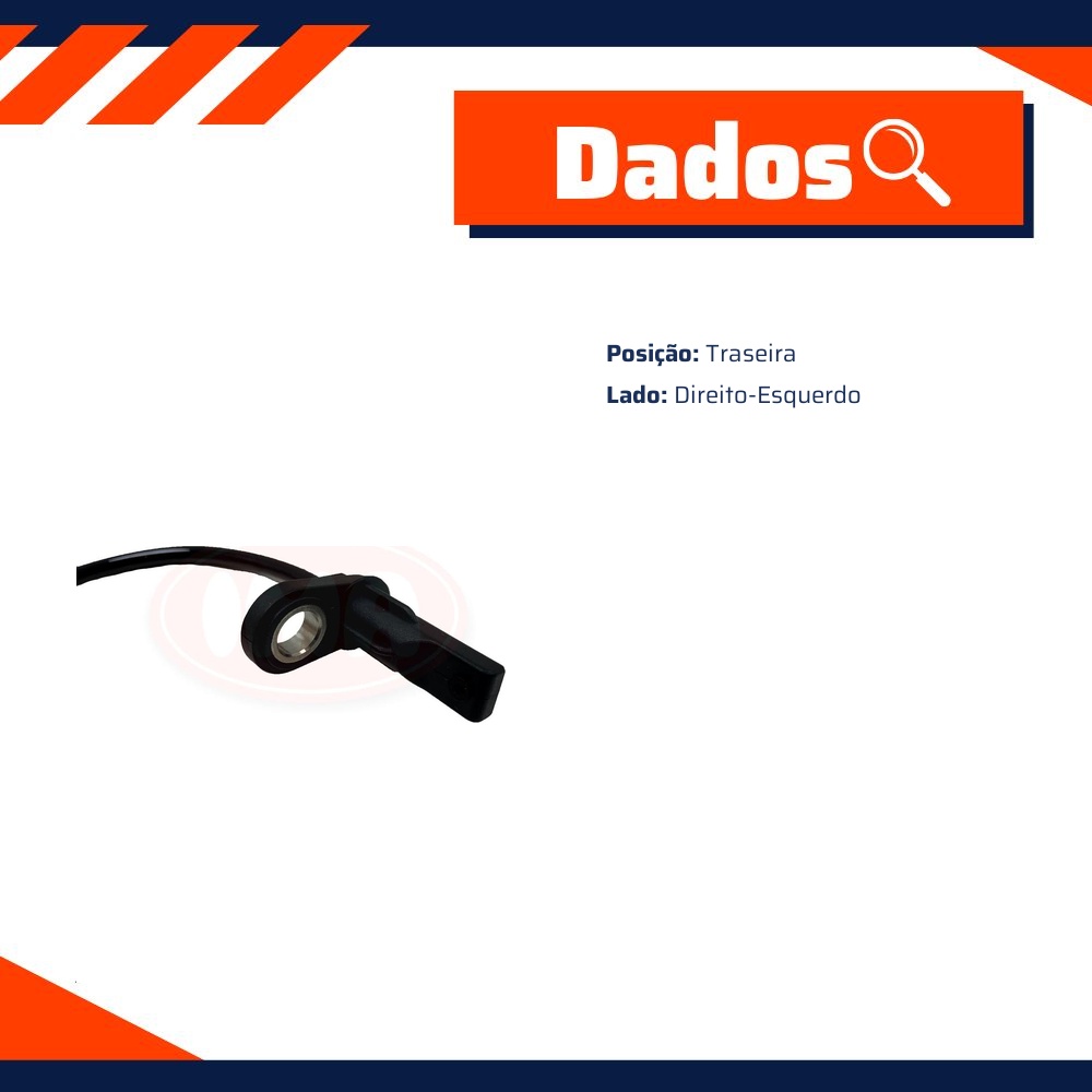Sensor de Freio ABS Traseiro - IMA - AL-2076