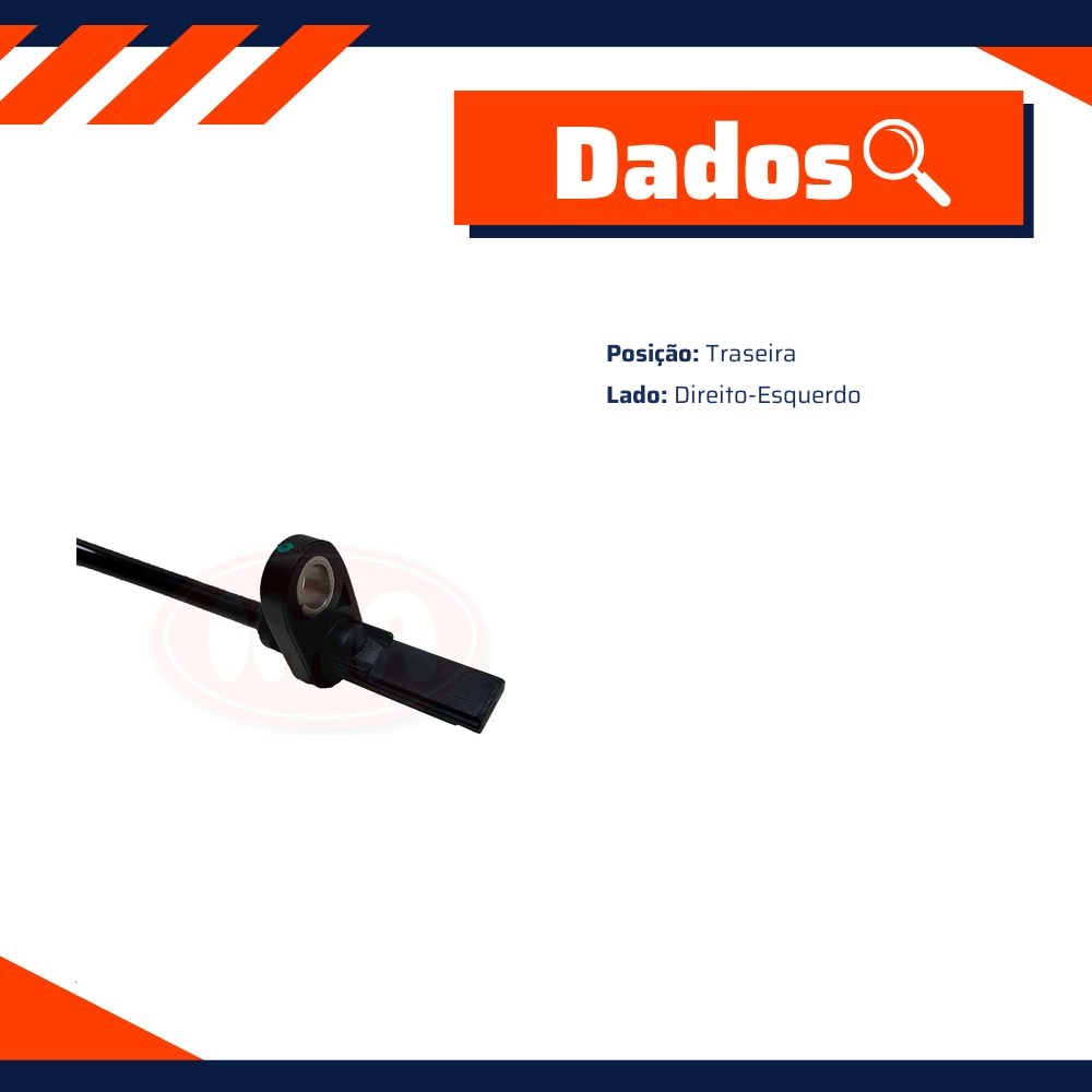 Sensor de Freio ABS Traseiro - IMA - AL-2286