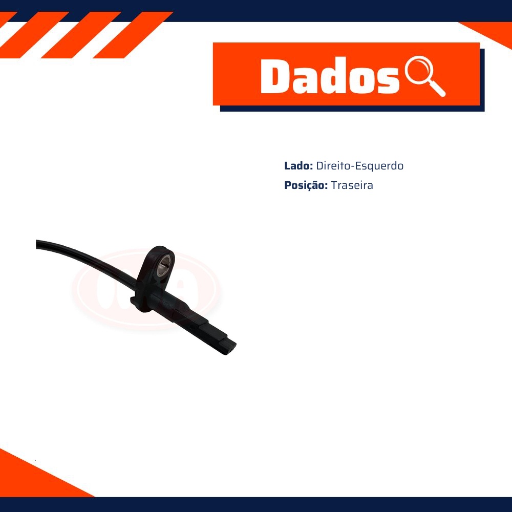 Sensor de Freio ABS Traseiro - IMA - AL-2103