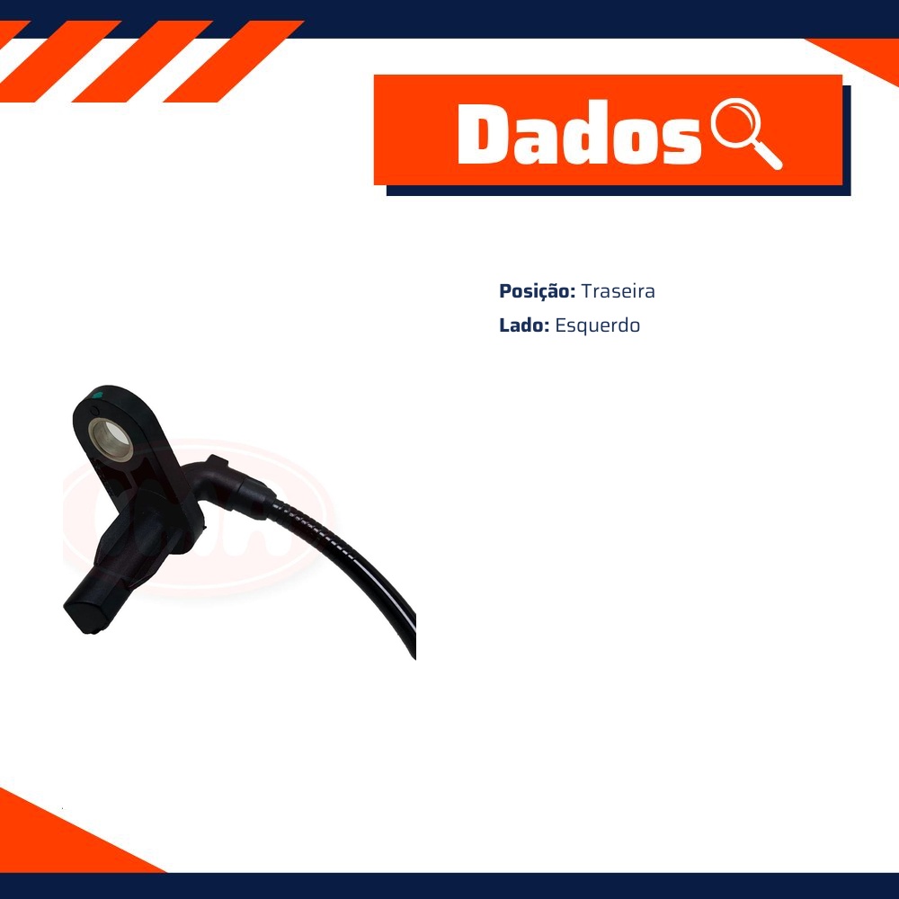 Sensor ABS Traseiro para Nissan March e Versa - IMA - AL-2370