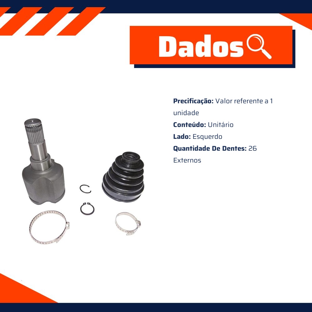 Garfo da Tulipa Esquerdo para Ford Mondeo - IMA - AL-1245