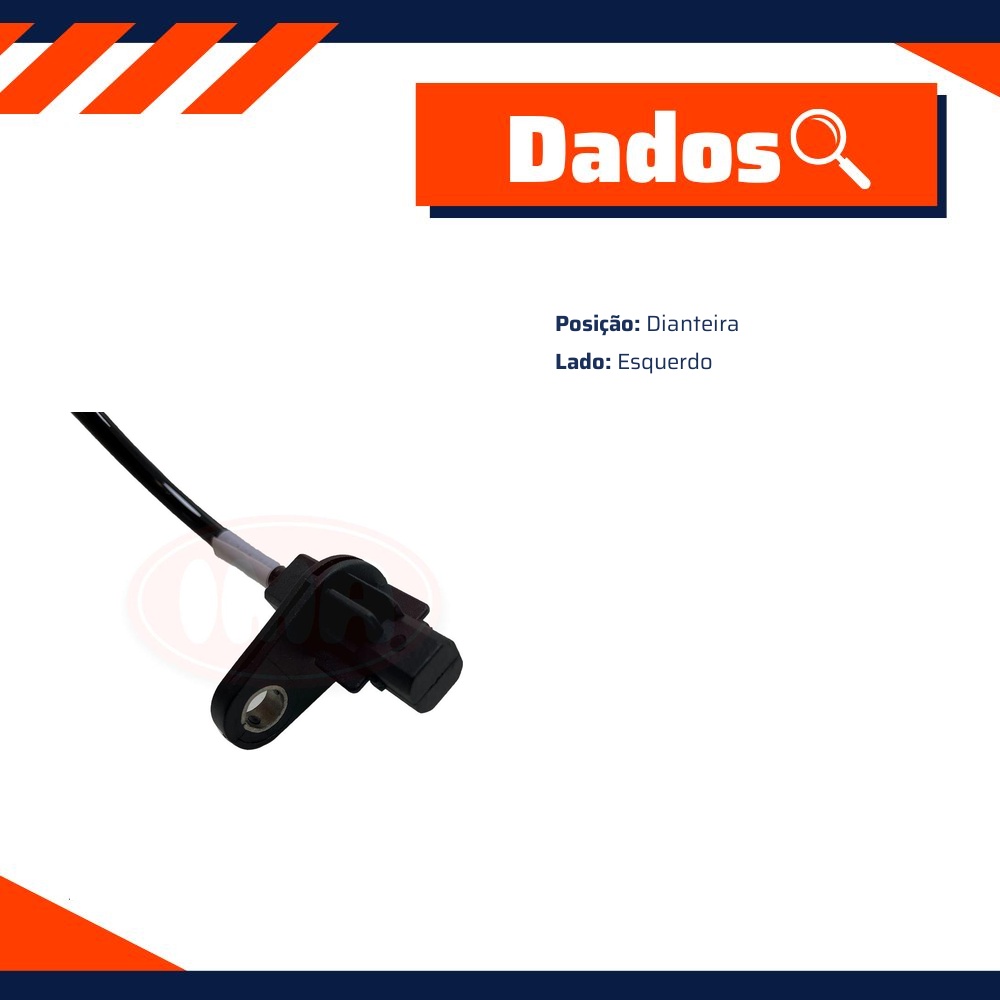 Sensor ABS Dianteiro para Hyundai Azera e Sonata - IMA - AL-2204