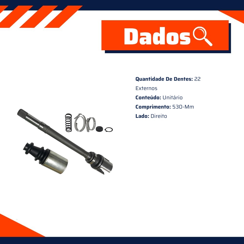 Garfo da Tulipa Direito - IMA - AL-1237