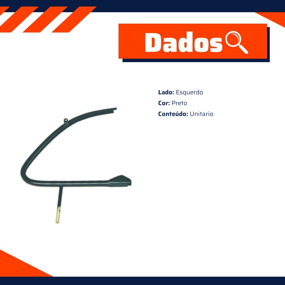 Aro do Quebra-Vento da Porta Dianteira para Volkswagen Fusca - Universal Automotive - 20317